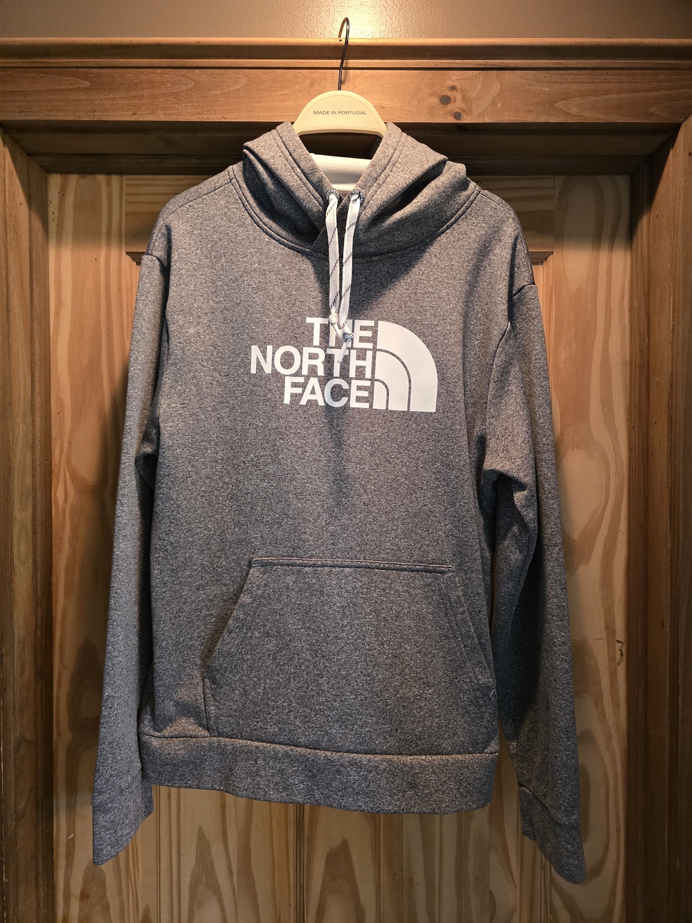 The North Face Men's Gray Logo Hoodie Sweatshirt
